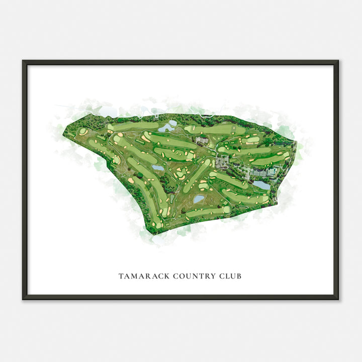 Print of Tamarack Country Club Classic Map