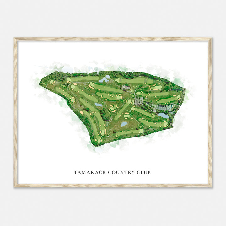 Print of Tamarack Country Club Classic Map