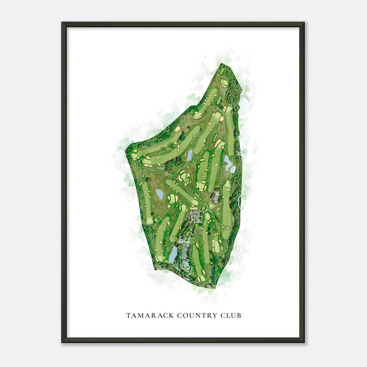 Print of Tamarack Country Club Classic Map