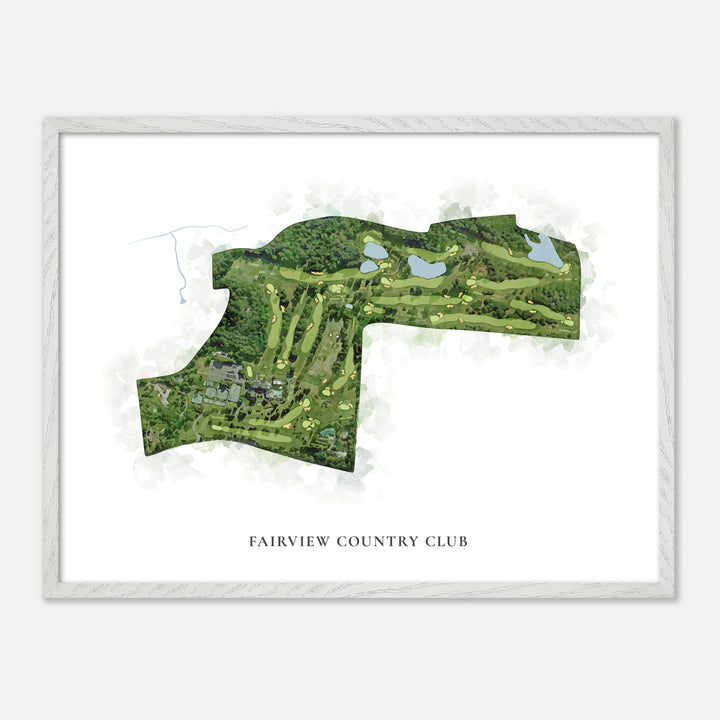 Print of Fairview Country Club Classic Map