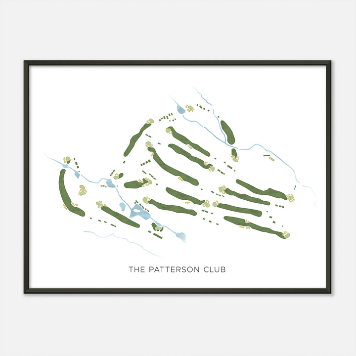 Print of The Patterson Club Modern Map