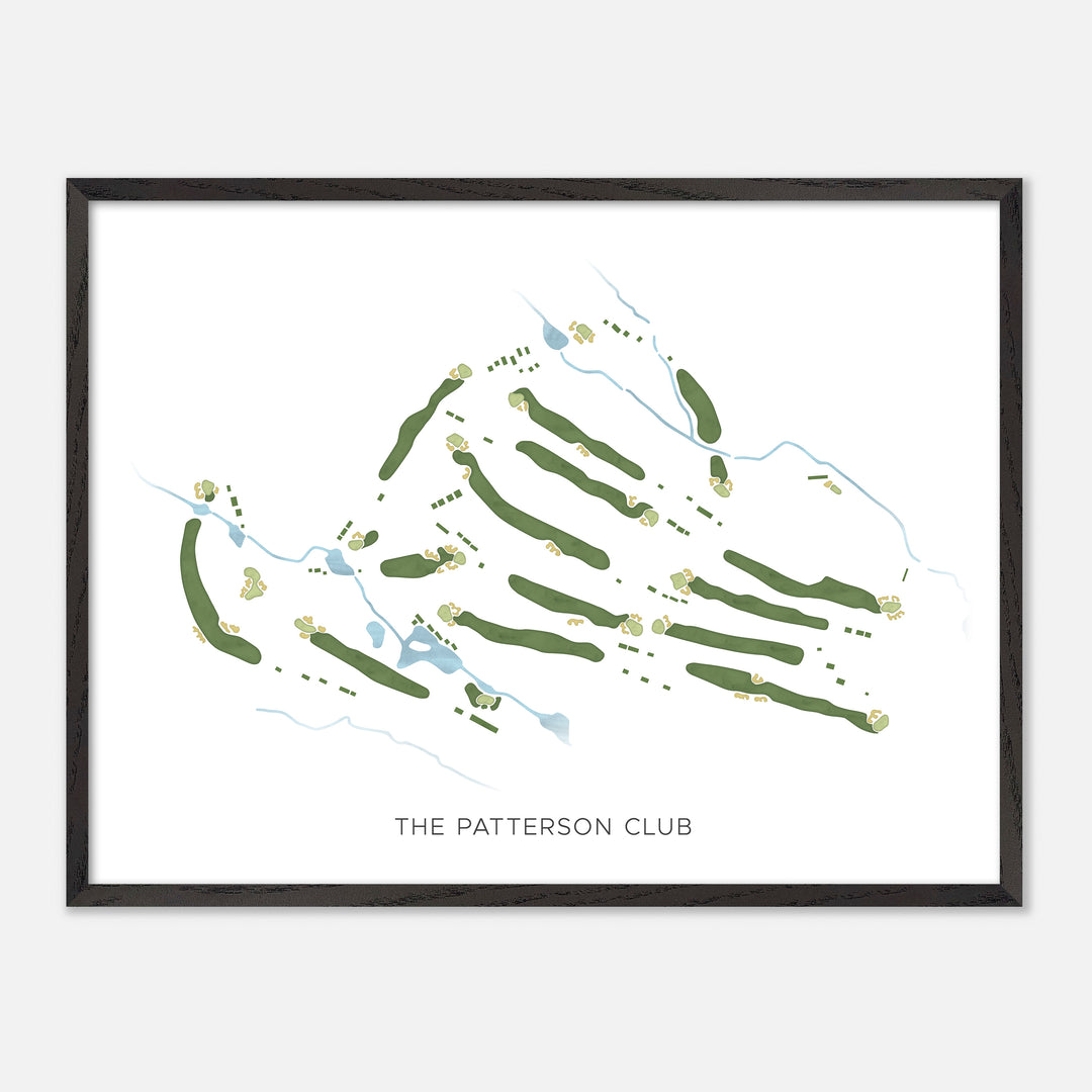 Print of The Patterson Club Modern Map