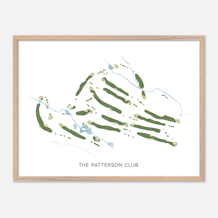 Print of The Patterson Club Modern Map