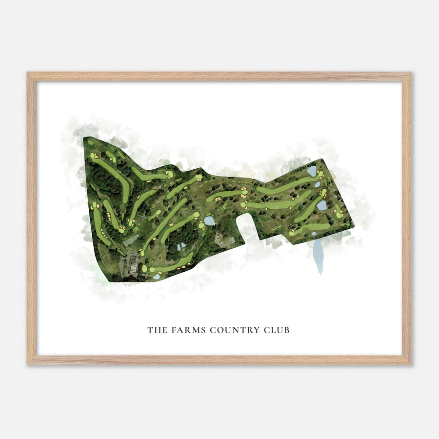 Print of The Farms Country Club Classic Map