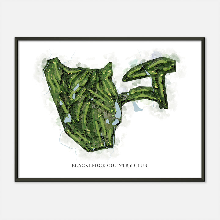 Print of Blackledge Country Club Classic Map