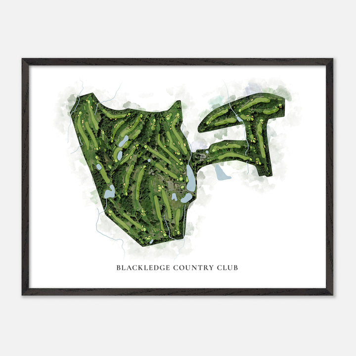 Print of Blackledge Country Club Classic Map