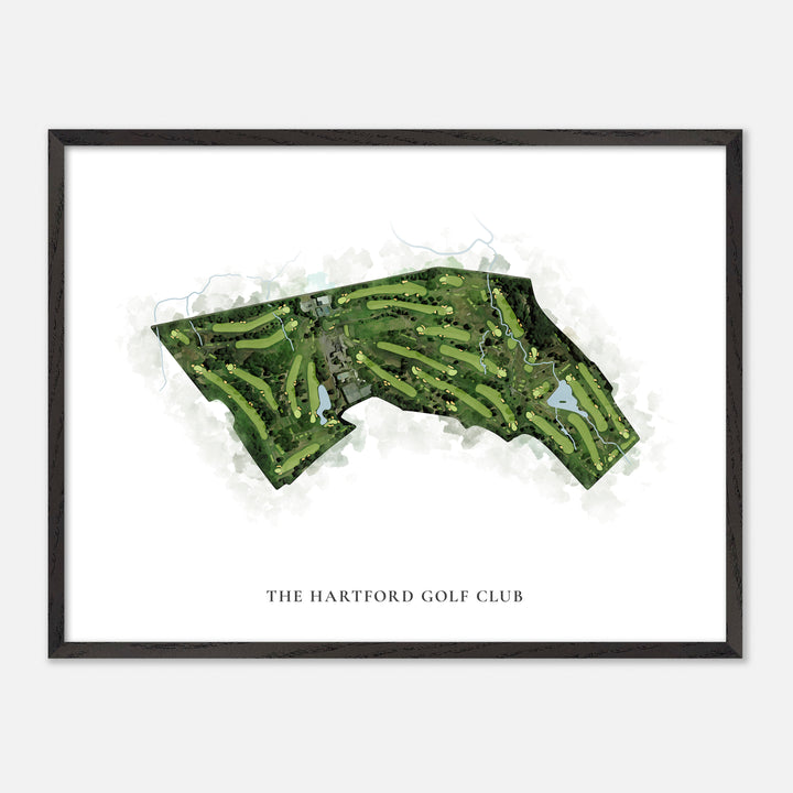 Print of The Hartford Golf Club Classic Map