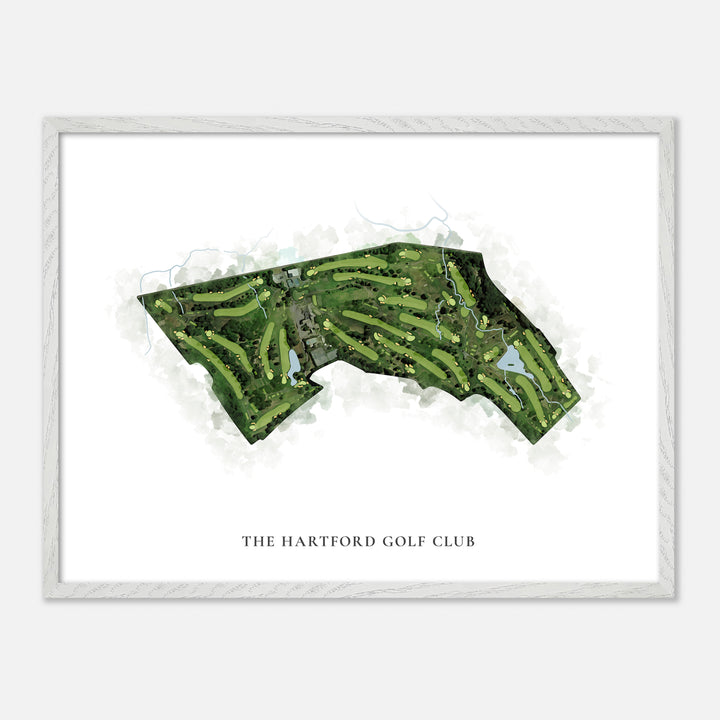 Print of The Hartford Golf Club Classic Map