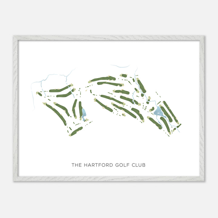 Print of The Hartford Golf Club Modern Map