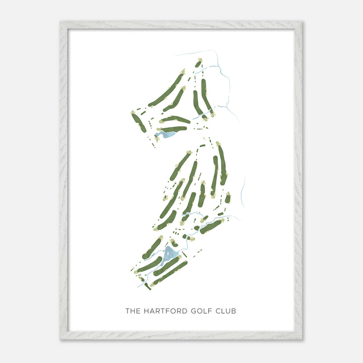 Print of The Hartford Golf Club Modern Map