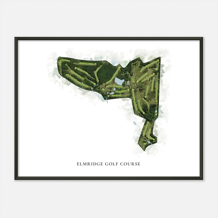 Print of Elmridge Golf Course Classic Map