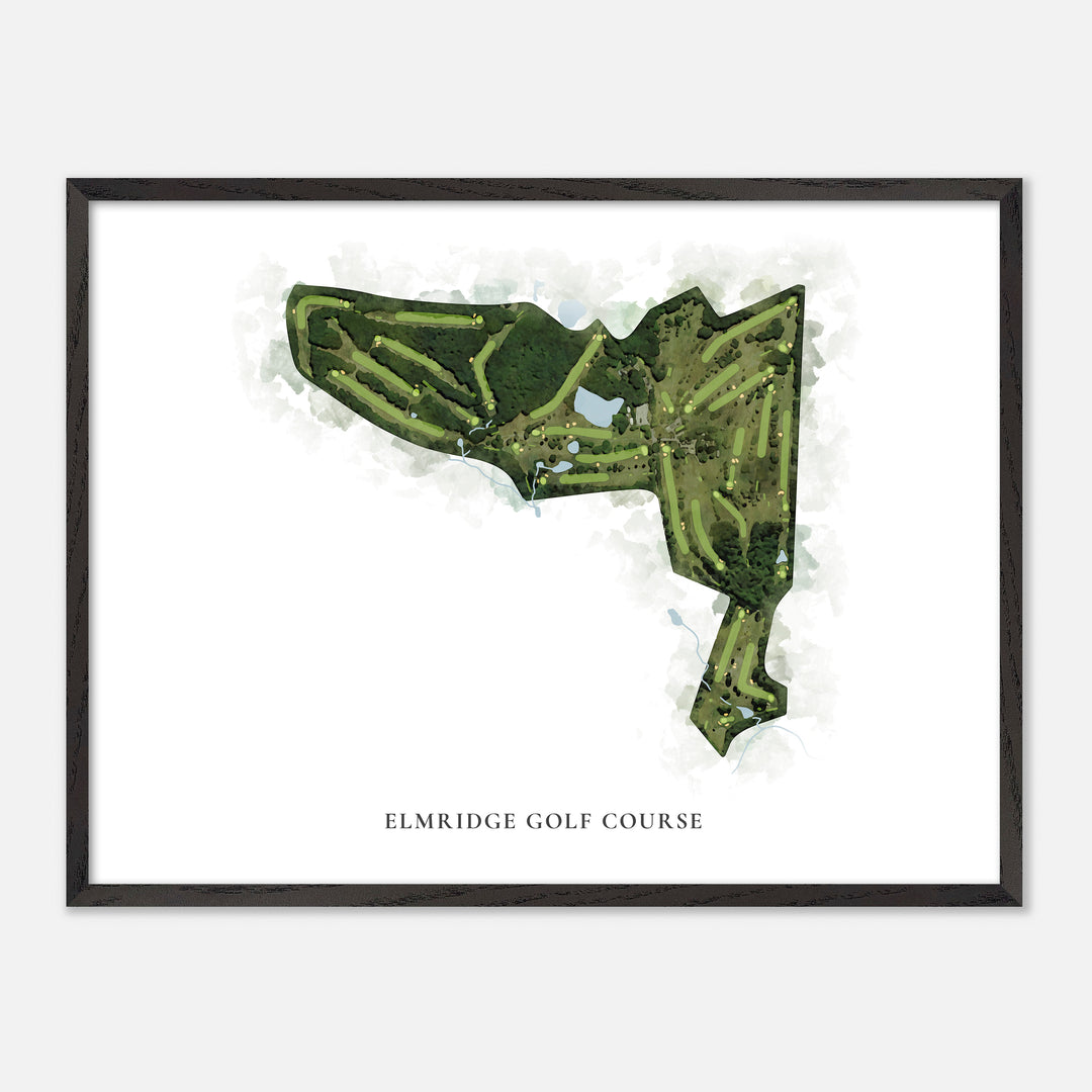 Print of Elmridge Golf Course Classic Map