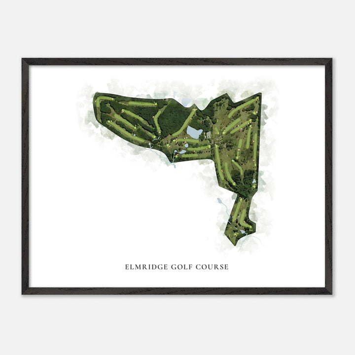 Print of Elmridge Golf Course Classic Map