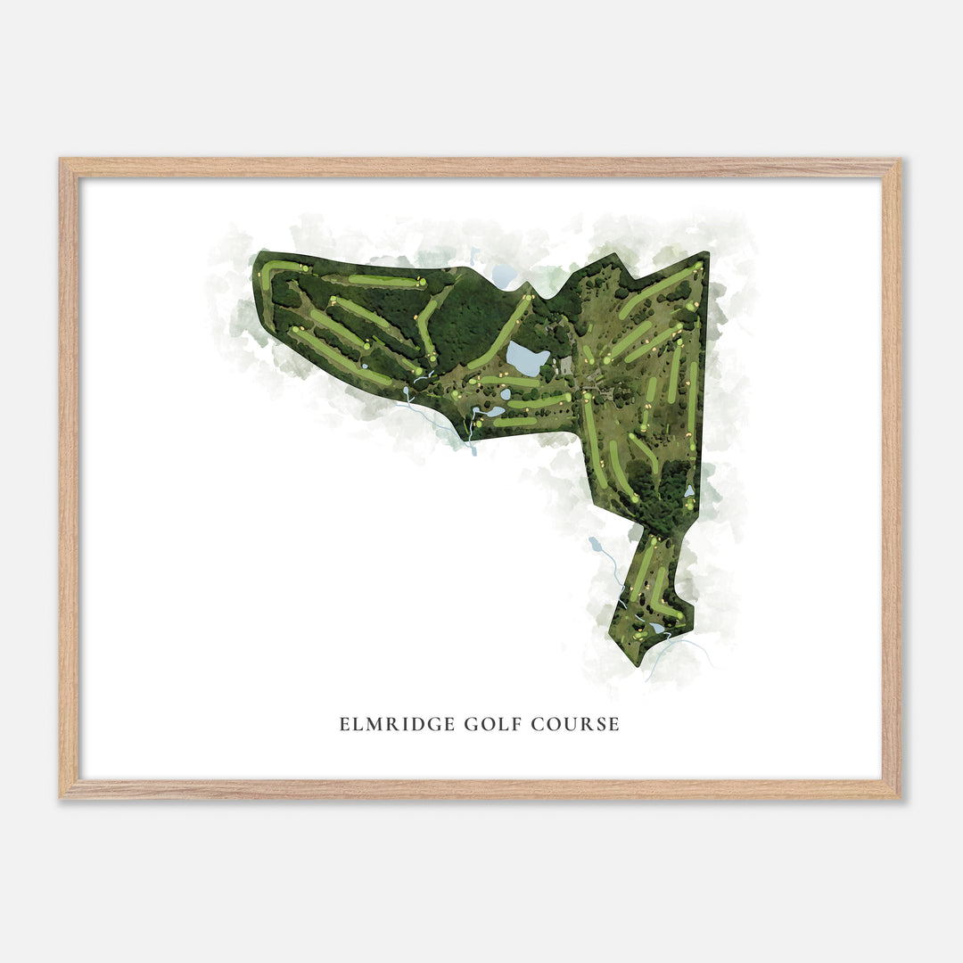 Print of Elmridge Golf Course Classic Map