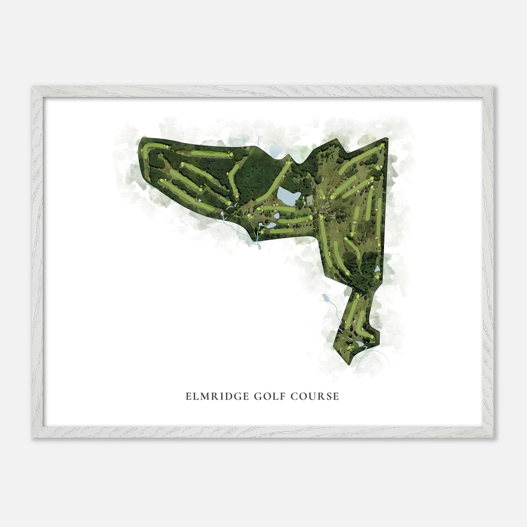 Print of Elmridge Golf Course Classic Map