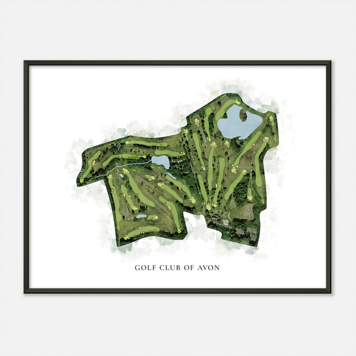 Print of Golf Club Of Avon Classic Map