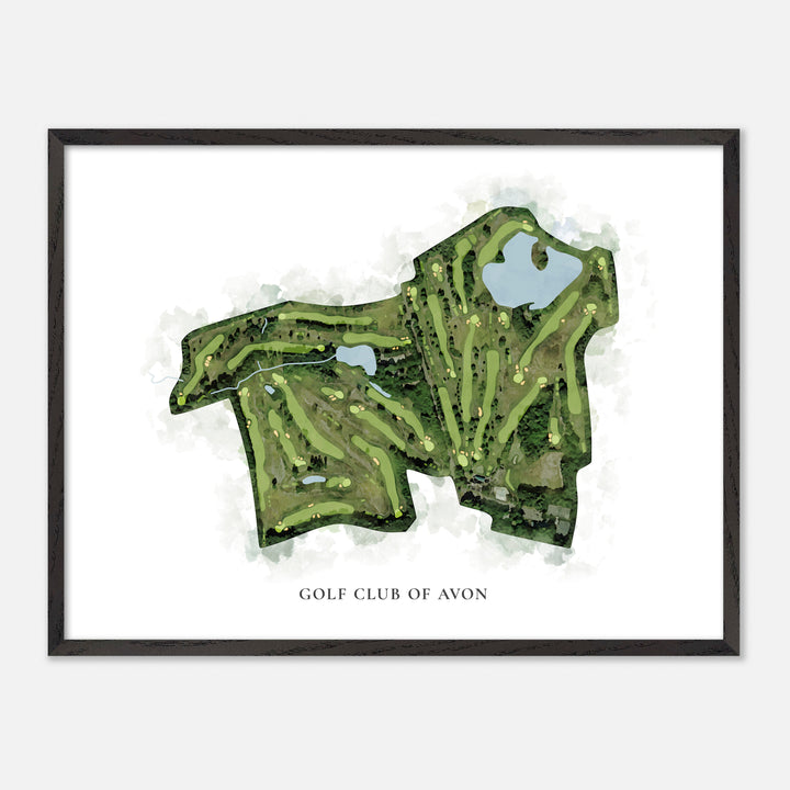 Print of Golf Club Of Avon Classic Map