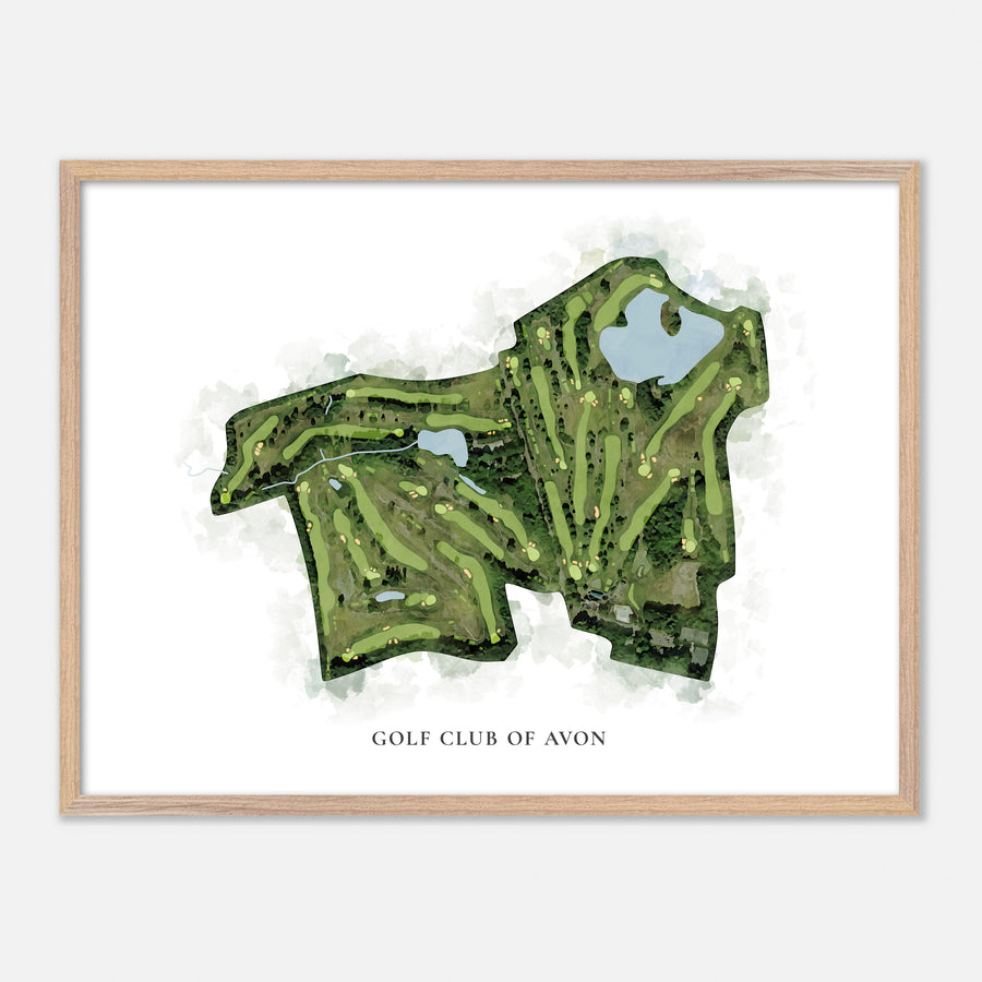 Print of Golf Club Of Avon Classic Map