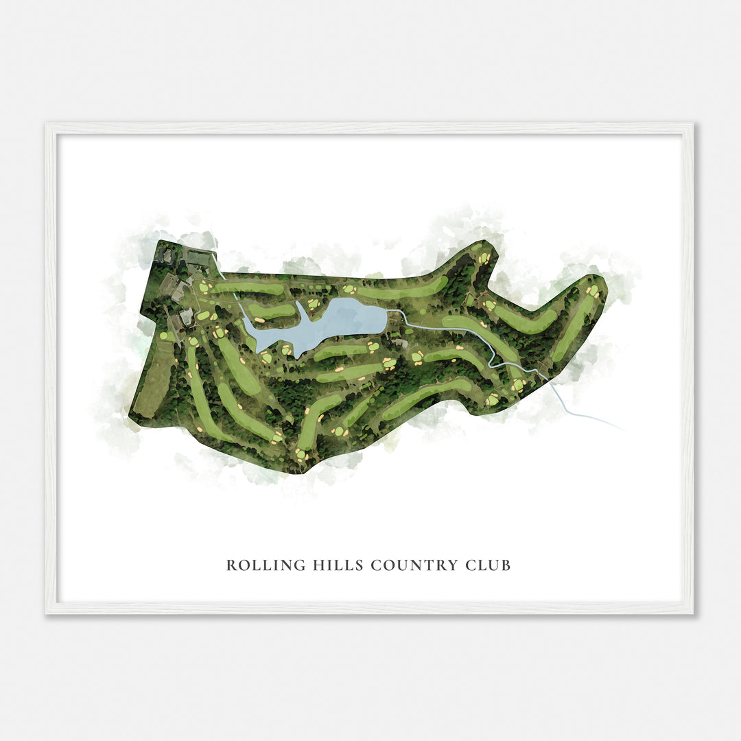 Print of Rolling Hills Country Club Classic Map