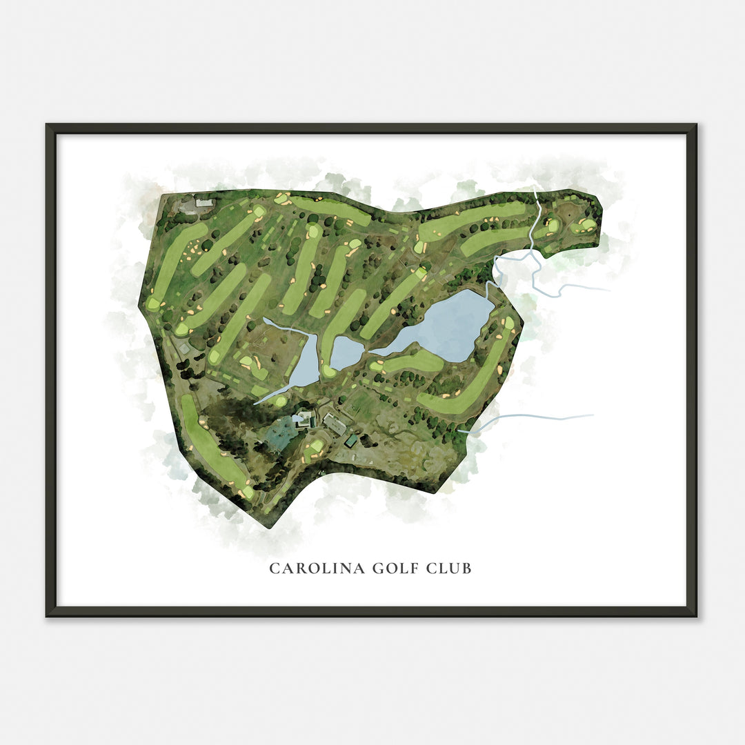 Print of Carolina Golf Club Classic Map