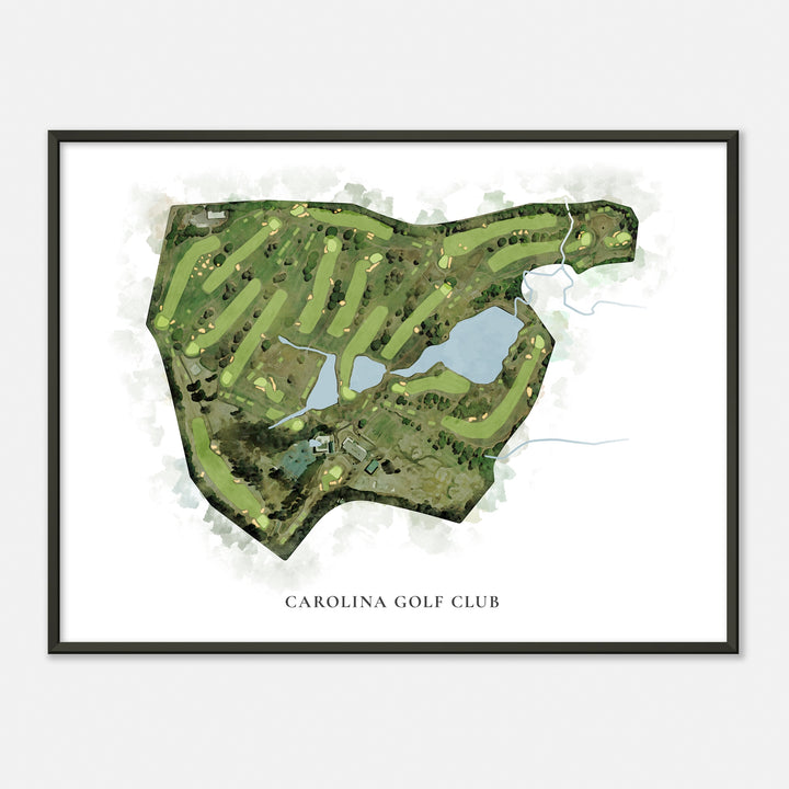 Print of Carolina Golf Club Classic Map