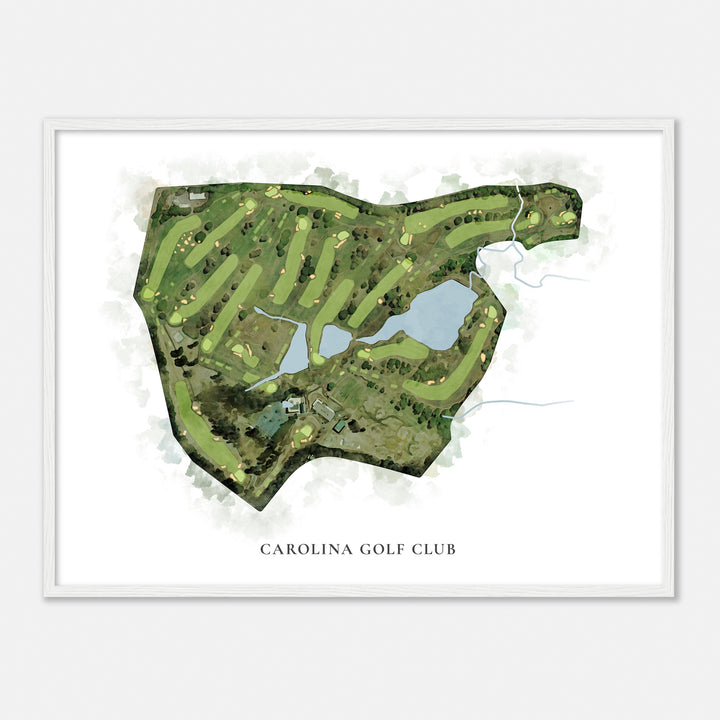 Print of Carolina Golf Club Classic Map