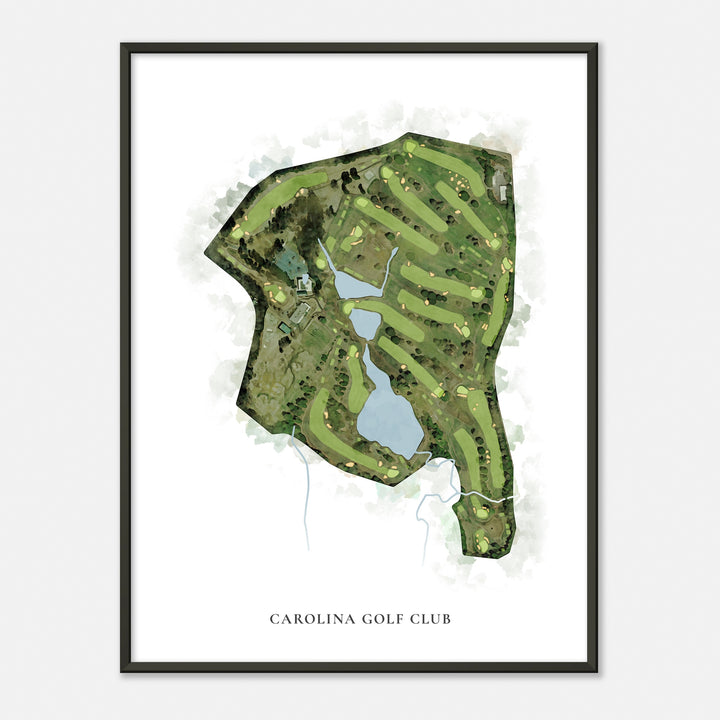 Print of Carolina Golf Club Classic Map