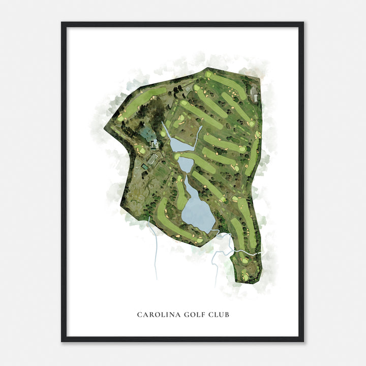 Print of Carolina Golf Club Classic Map