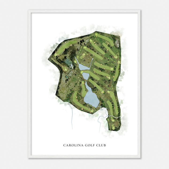 Print of Carolina Golf Club Classic Map