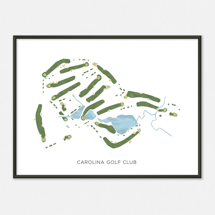 Print of Carolina Golf Club Modern Map