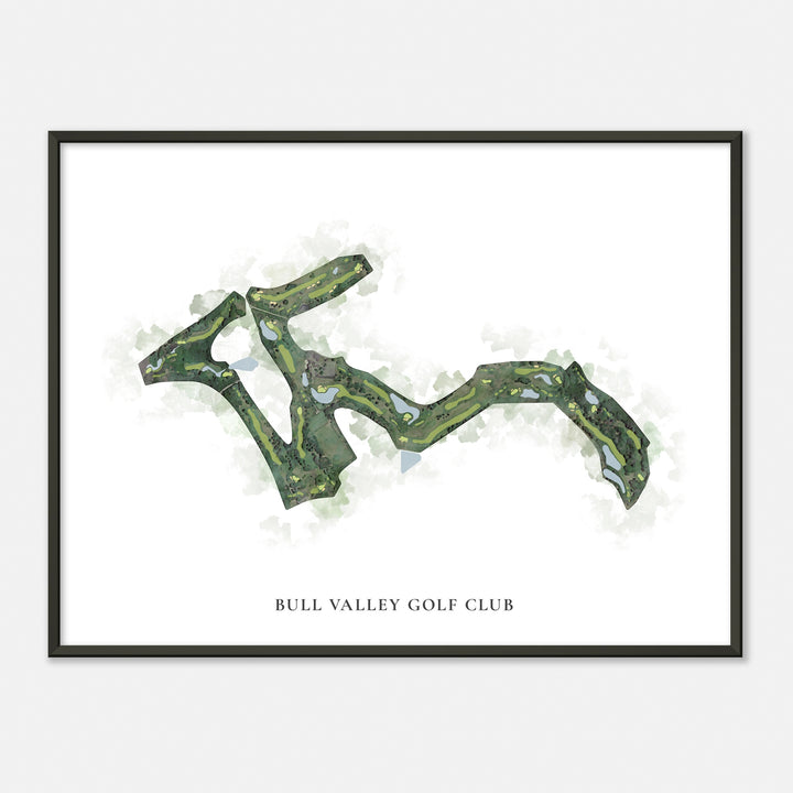 Print of Bull Valley Golf Club Classic Map