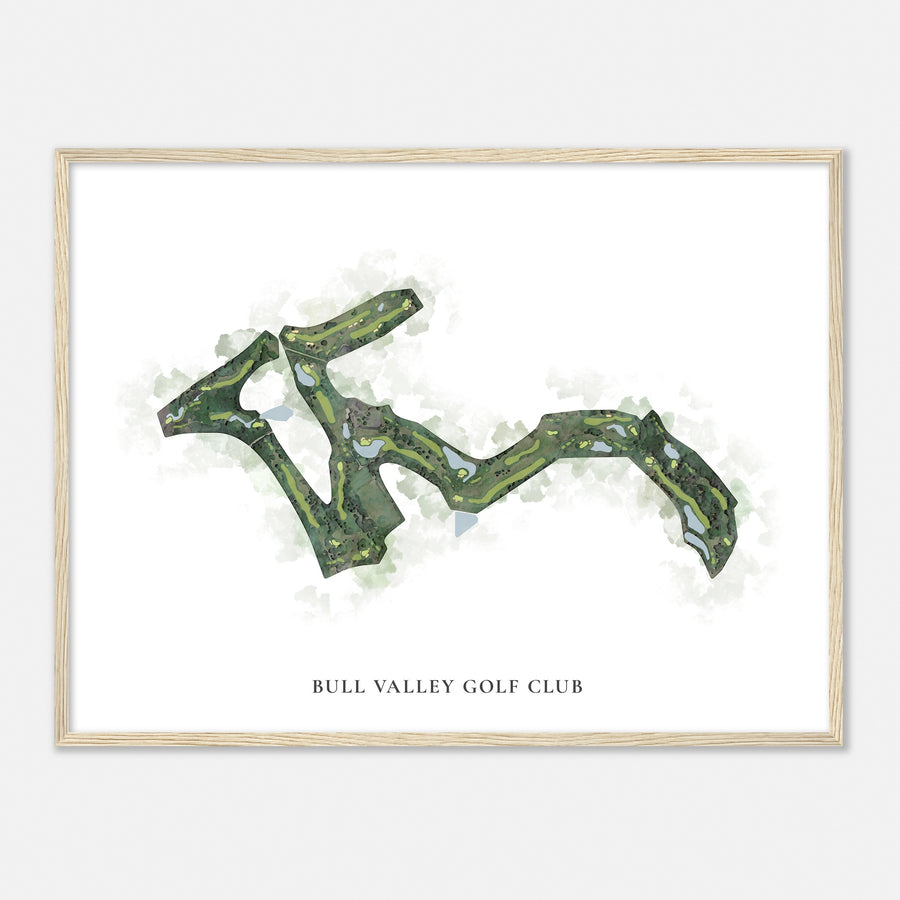 Print of Bull Valley Golf Club Classic Map