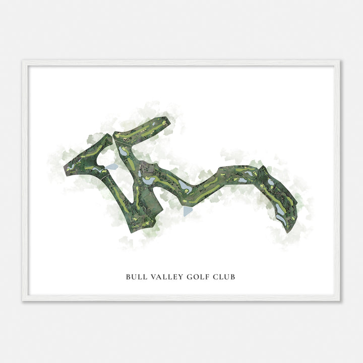 Print of Bull Valley Golf Club Classic Map