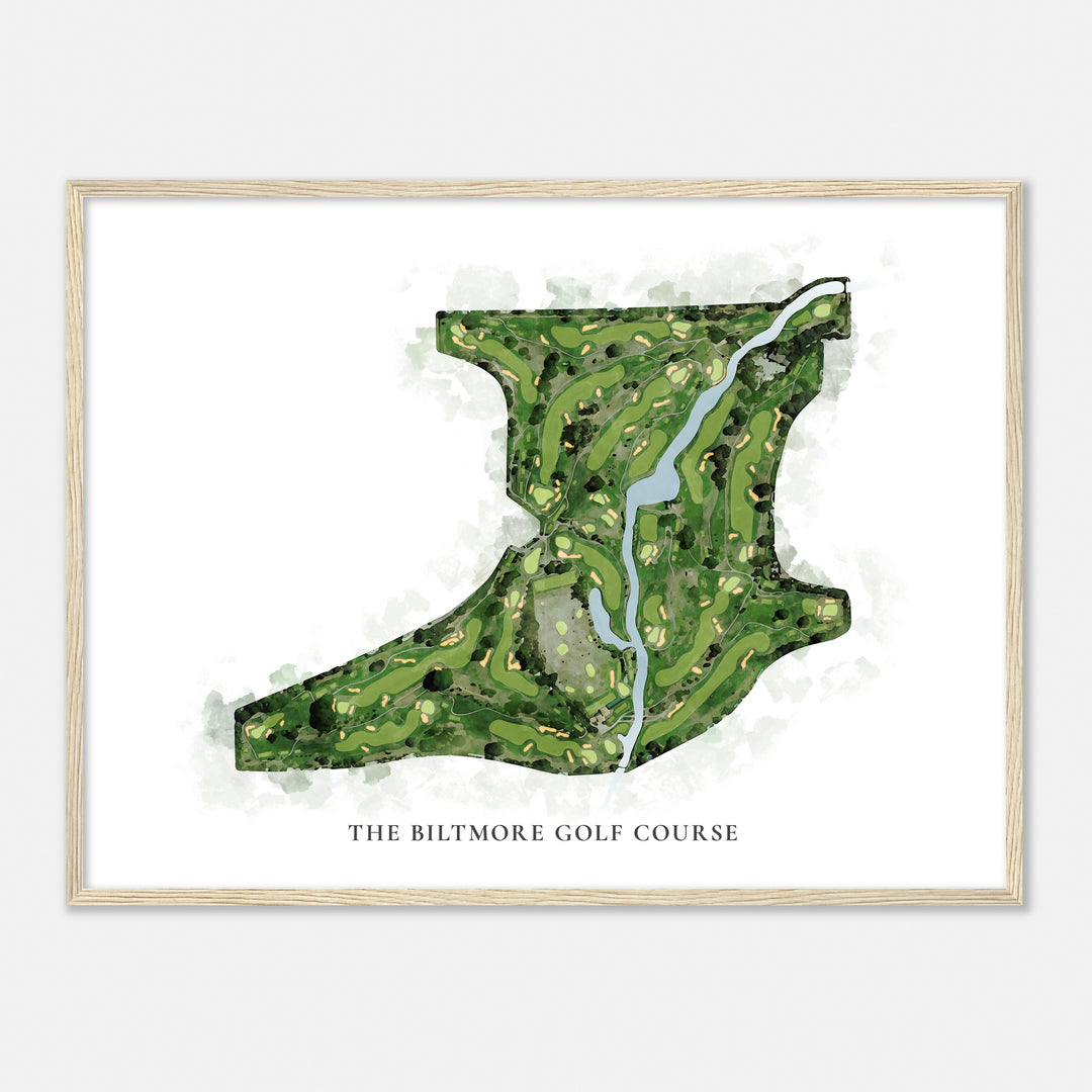 Print of The Biltmore Golf Course Classic Map