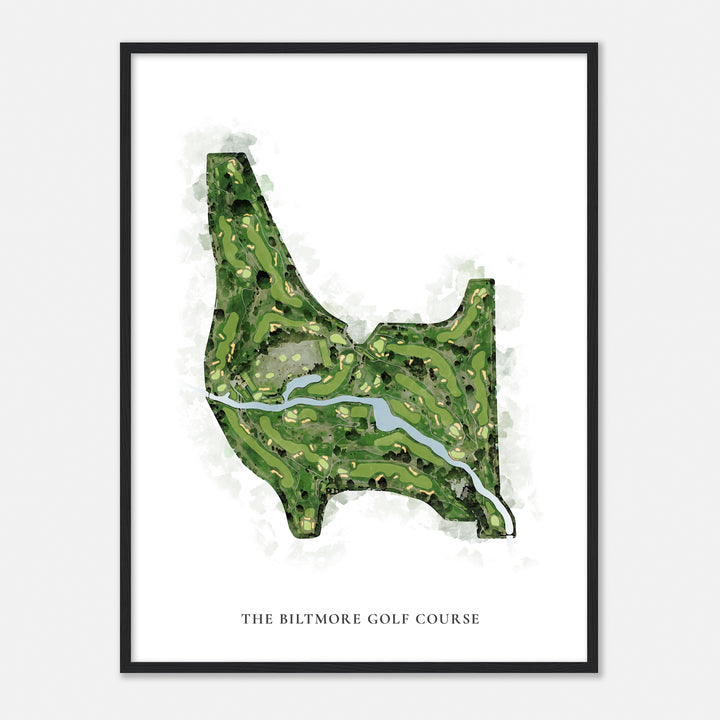 Print of The Biltmore Golf Course Classic Map