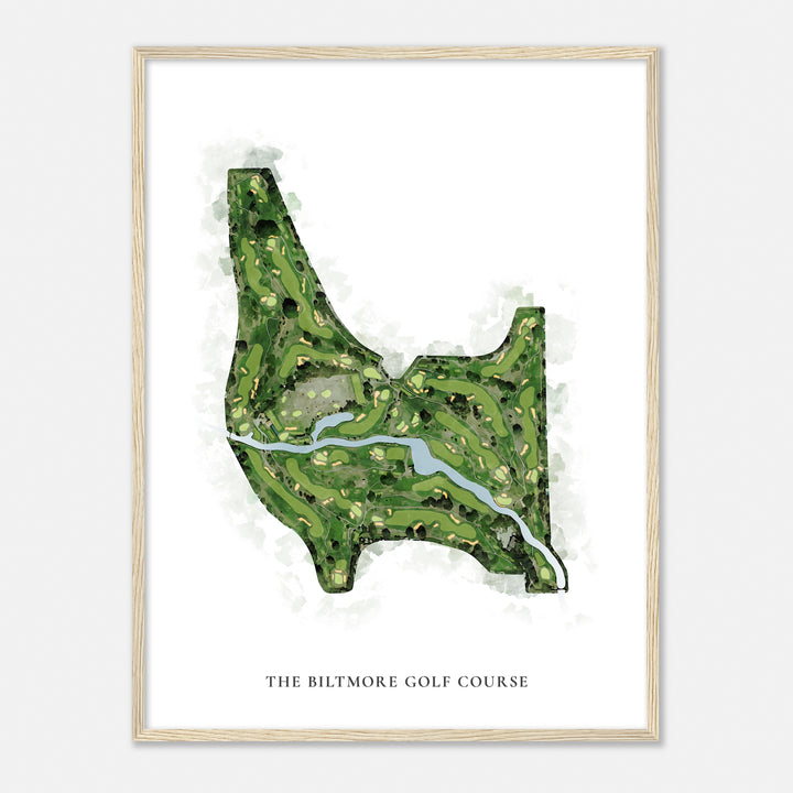 Print of The Biltmore Golf Course Classic Map