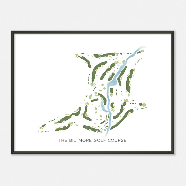 Print of The Biltmore Golf Course Modern Map