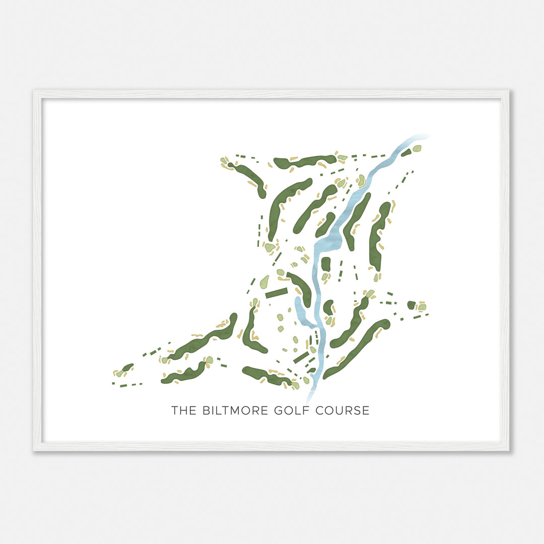Print of The Biltmore Golf Course Modern Map