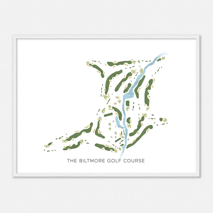 Print of The Biltmore Golf Course Modern Map