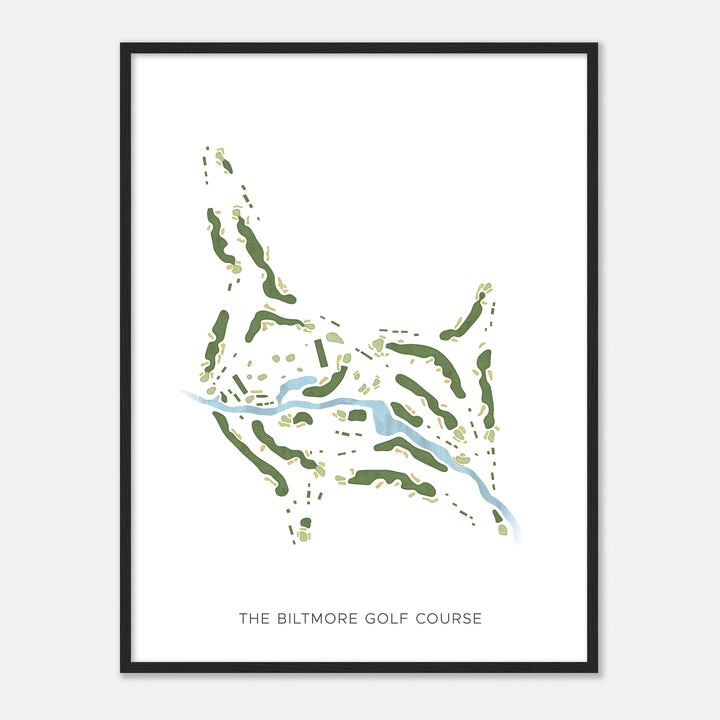Print of The Biltmore Golf Course Modern Map