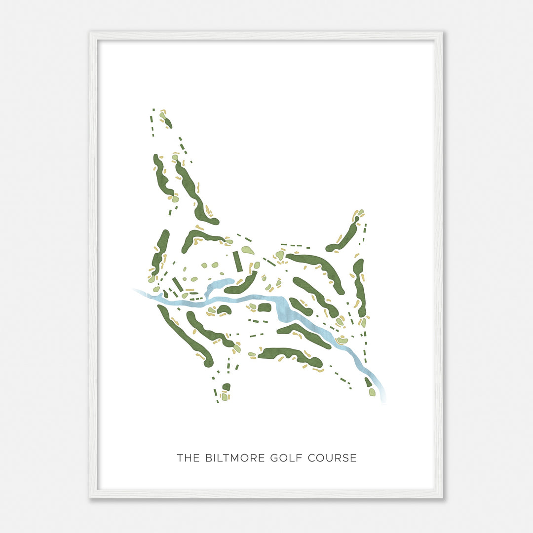 Print of The Biltmore Golf Course Modern Map