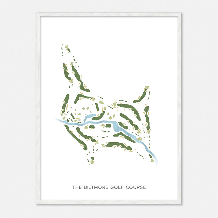 Print of The Biltmore Golf Course Modern Map