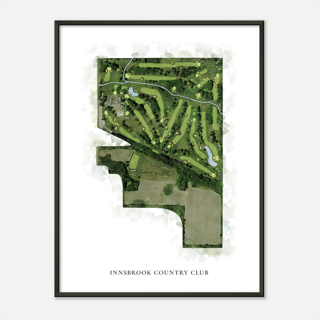 Print of Innsbrook Country Club Classic Map