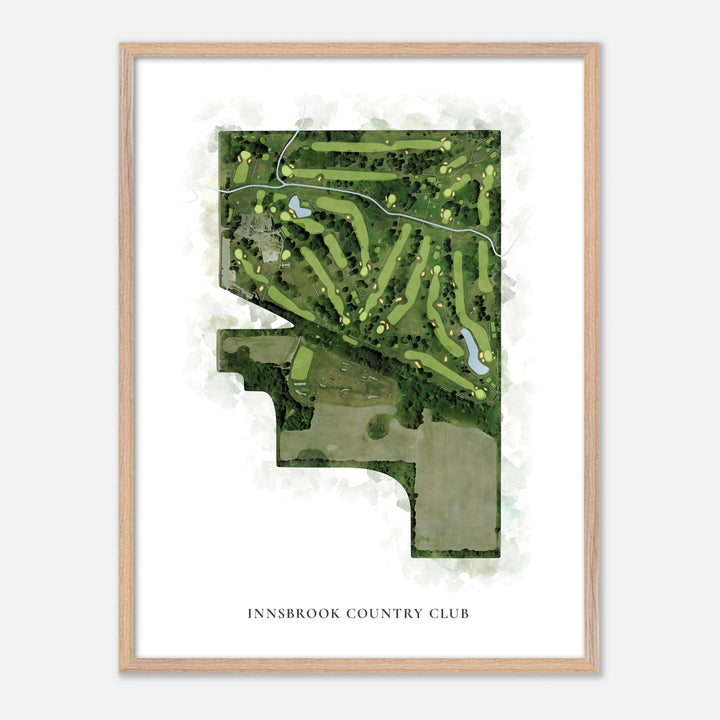 Print of Innsbrook Country Club Classic Map