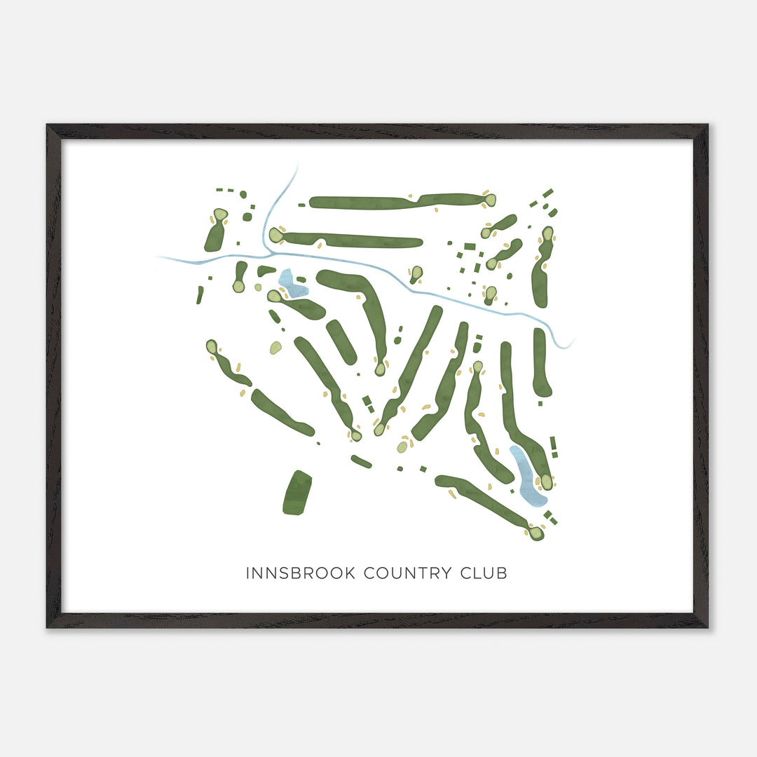 Print of Innsbrook Country Club Modern Map