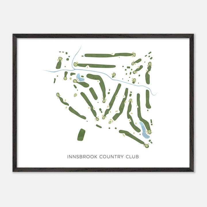 Print of Innsbrook Country Club Modern Map
