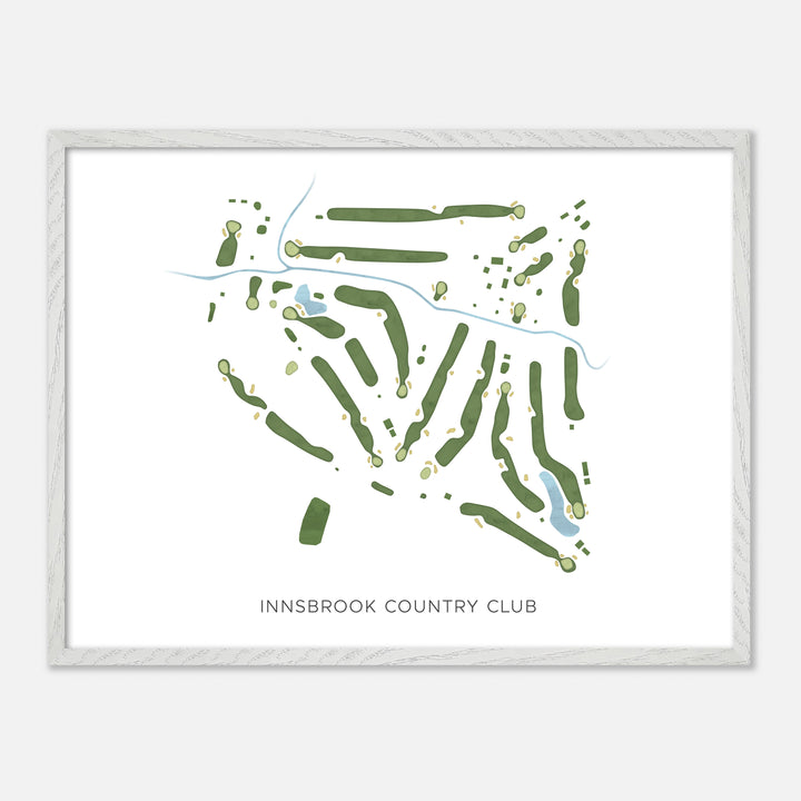 Print of Innsbrook Country Club Modern Map