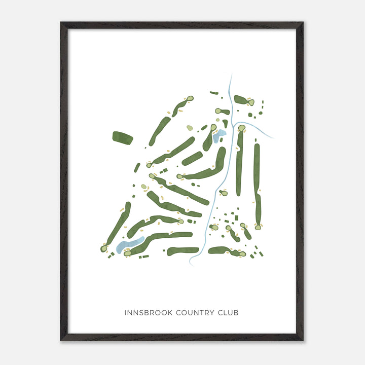 Print of Innsbrook Country Club Modern Map