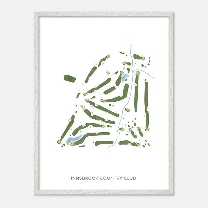Print of Innsbrook Country Club Modern Map