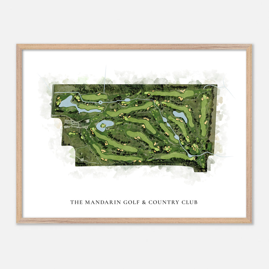 Print of The Mandarin Golf & Country Club Classic Map